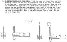 Load image into Gallery viewer, AMES Typewriter Repair Tool - 3-prong pliers
