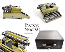 Afbeelding in Gallery-weergave laden, 1952 Everest Mod. 90 Typemachine
