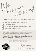 Afbeelding in Gallery-weergave laden, Hermes Baby Typemachine uit 1962 - qwertz