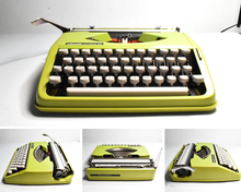 Afbeelding in Gallery-weergave laden, Olivetti Lettera 82 limoengroene typemachine