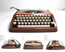 Afbeelding in Gallery-weergave laden, Olivetti Lettera 82 Typemachine - Chocoladebruin