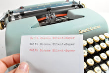 Load image into Gallery viewer, 1957 Smith Corona Silent-Super - Teal, Pica