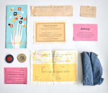 Load image into Gallery viewer, 1962 Portable Consul Blue/Cream Typewriter