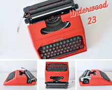 Afbeelding in Gallery-weergave laden, Underwood 23 Classic Hot Red uit de jaren 60