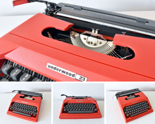Afbeelding in Gallery-weergave laden, Underwood 23 Classic Hot Red uit de jaren 60