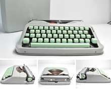 Load image into Gallery viewer, 1962 Mint Hermes Baby Typewriter - Elite, QWERTY