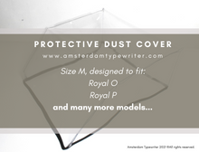 Load image into Gallery viewer, Premium Transparent Typewriter Dust Cover - Size M