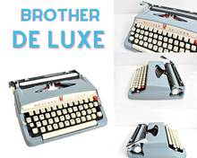 Afbeelding in Gallery-weergave laden, 1972 Brother De Luxe Typemachine