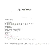 Load image into Gallery viewer, 1969 Hermes 3000 Typewriter
