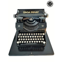 Load image into Gallery viewer, *RESERVED* 1924 Orga Privat 1 Typewriter - New Platen