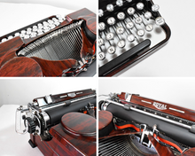 Load image into Gallery viewer, 1934 Restored Woodgrain Royal P Typewriter - New Platen
