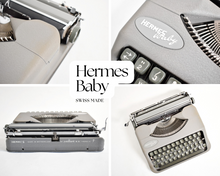 Load image into Gallery viewer, 1956 Hermes Baby Typewriter - Military
