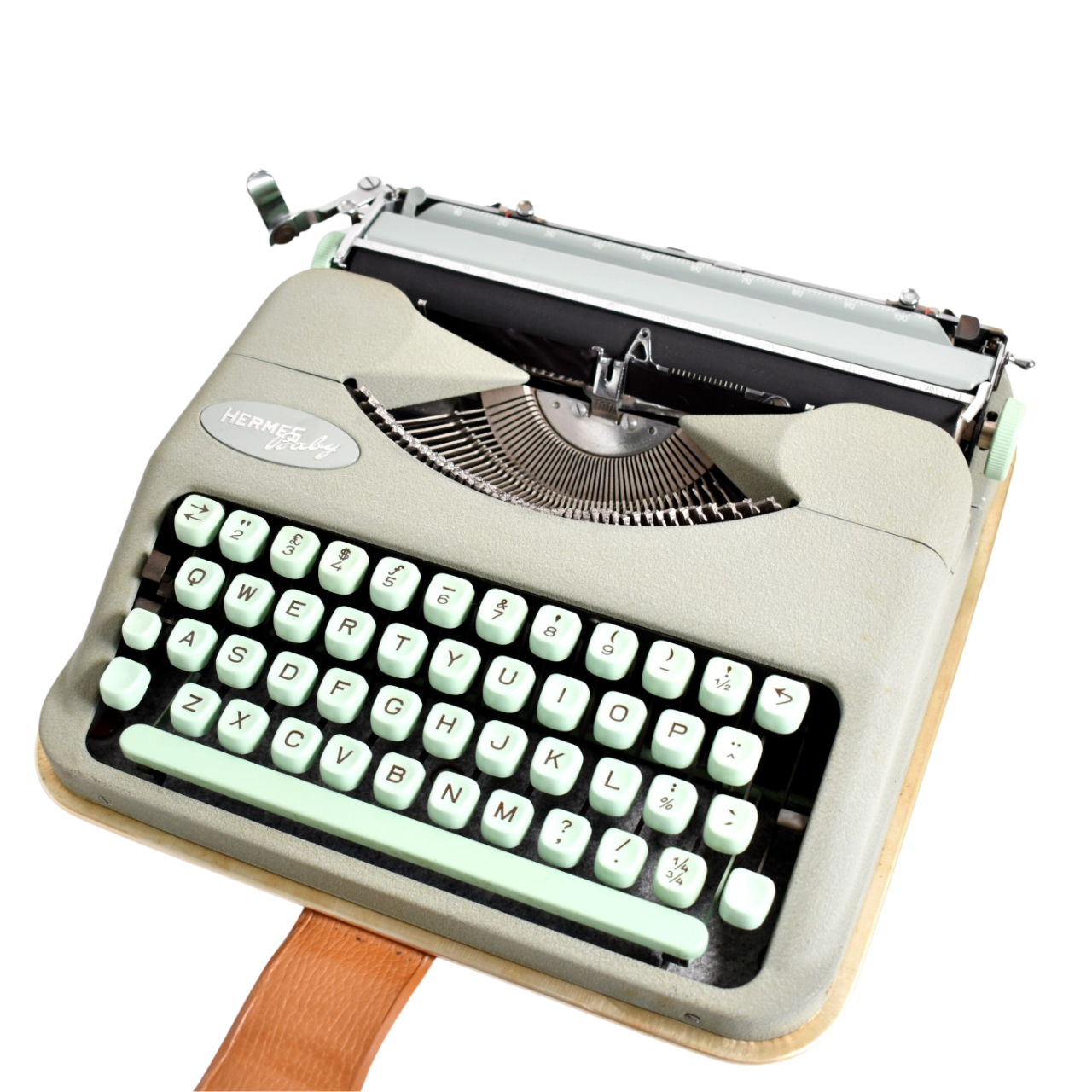 HERMES Baby タイプライター Hermes Baby Typewriter | Restored Typewriter | De Luxe Leather