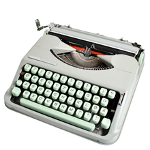 Afbeelding in Gallery-weergave laden, Hermes Baby Typemachine uit 1962 - qwertz
