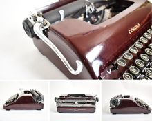 Load image into Gallery viewer, 1939 Smith Corona Silent Maroon - Curvy
