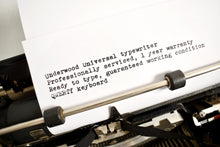 Load image into Gallery viewer, Classic 1936 Underwood Universal Typewriter
