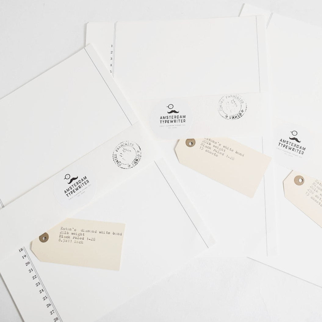 Eaton pleitte voor juridisch gereglementeerd typemachinepapier