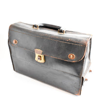 Load image into Gallery viewer, Vintage Leather Typewriter Repairman Tool Bag

