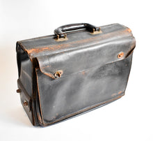 Load image into Gallery viewer, Vintage Leather Typewriter Repairman Tool Bag

