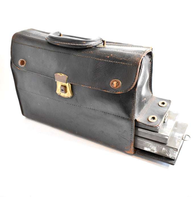 Vintage Leather Typewriter Repairman Tool Bag