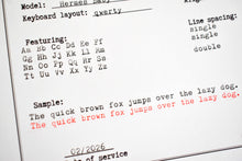 Afbeelding in Gallery-weergave laden, Hermes Baby Typemachine uit 1956
