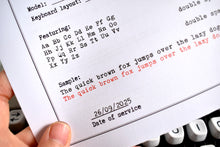 Afbeelding in Gallery-weergave laden, Hermes Baby-typemachine uit 1975
