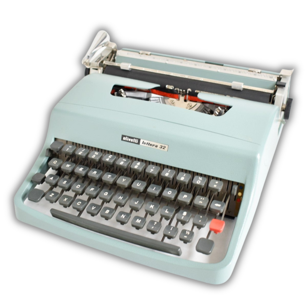 Olivetti Lettera 32 typemachine uit 1976