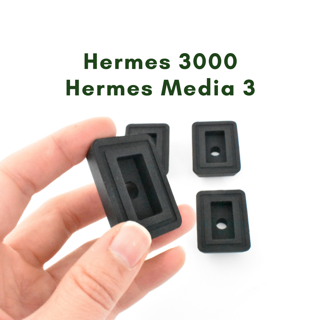 Rubber Feet Replacements - Hermes 3000 Square