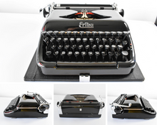 Load image into Gallery viewer, 1953 German Erika 10 Glossy Black Typewriter
