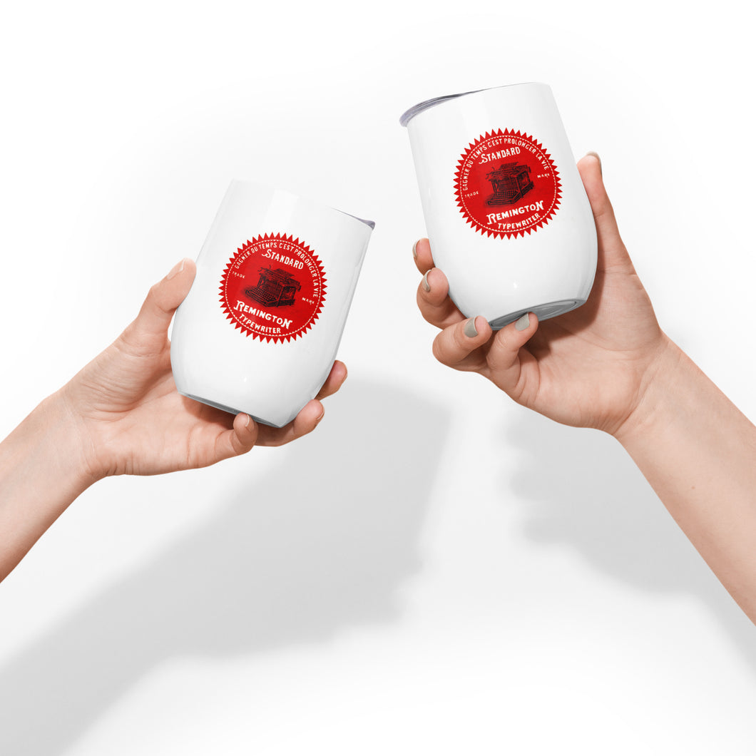 Wijnglas - Remington Typemachinemerk