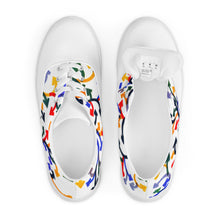 Afbeelding in Gallery-weergave laden, Veterschoenen van canvas voor dames - Olivetti Tetractys
