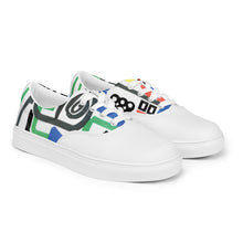 Afbeelding in Gallery-weergave laden, Veterschoenen voor dames van canvas - Olivetti Multisumma 22
